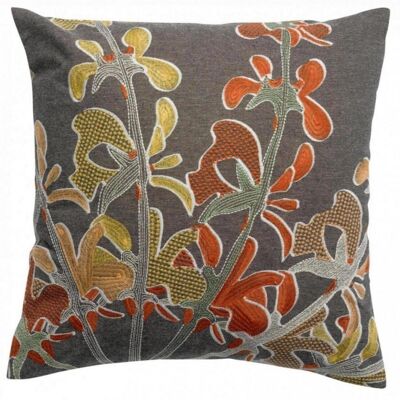 Coussin Gini brodé Carbone 45 x 45 - 1619070000