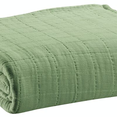 Jeté recyclé Lisa Verveine 240 x 260 - 1641020000