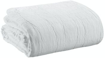 Jeté recyclé Titou Blanc 180 x 260 - 1643010000