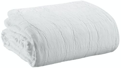 Jeté recyclé Titou Blanc 240 x 260 - 1644010000