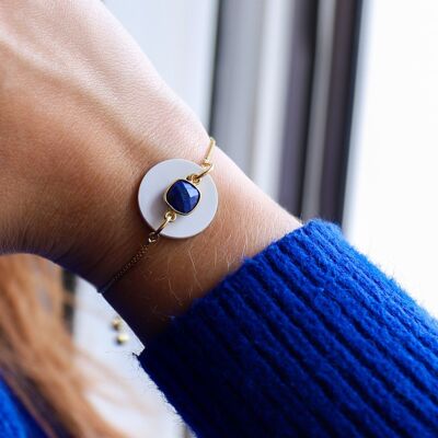 Olfactory bracelet Sousta Veire navy blue gold
