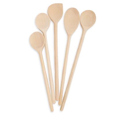 Cooking spoon set »Set of 5 made of beech wood« 100% FSC®
