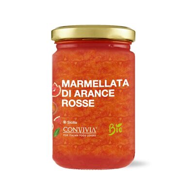 Organic red orange marmalade 360g