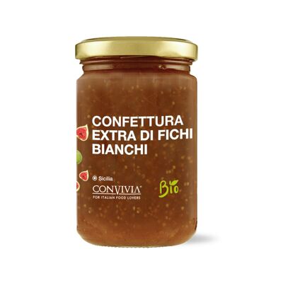 Confiture extra de figues blanches bio 360g