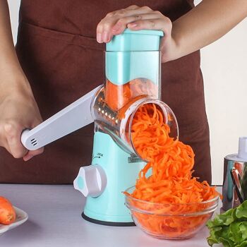 Robot culinaire hachoir à légumes rouleau de cuisine Gadgets outil coupe-légumes trancheuse ronde râpes pomme de terre carotte fromage déchiqueteuse 2