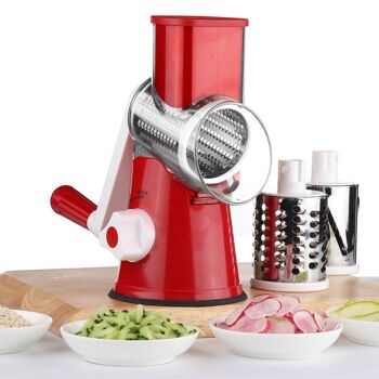Robot culinaire hachoir à légumes rouleau de cuisine Gadgets outil coupe-légumes trancheuse ronde râpes pomme de terre carotte fromage déchiqueteuse 6