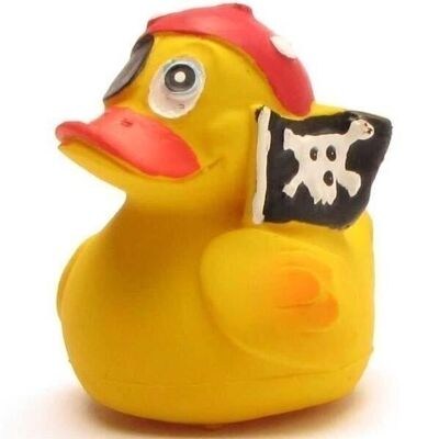 Rubber duck Lanco Pirat with red bandana - rubber duck