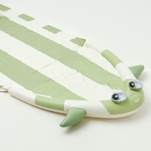 Inflatable Games Slip and Slide Shark Green