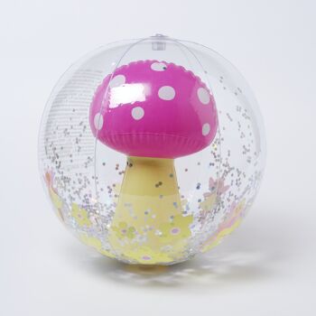 Jeu de ballon de plage gonflable 3D pour enfants Lilas jaune 1