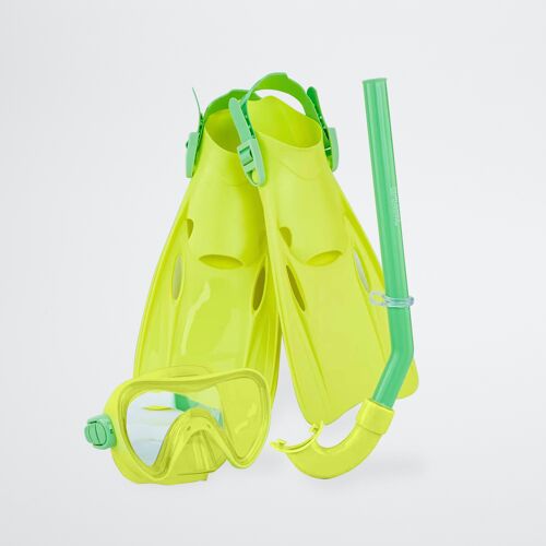 Kids Swimtime Dive Set Medium Age 6+ Ocean Green