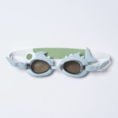 Occhialini da nuoto per bambini Shark Green