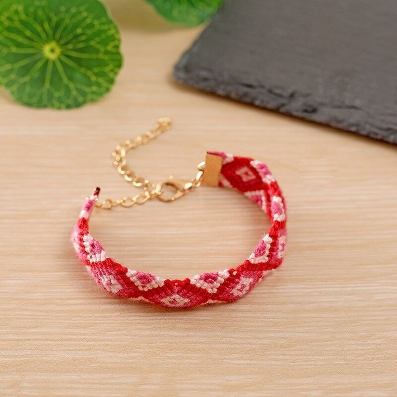 Vintage Bohemian Style Hand Braided Bracelet