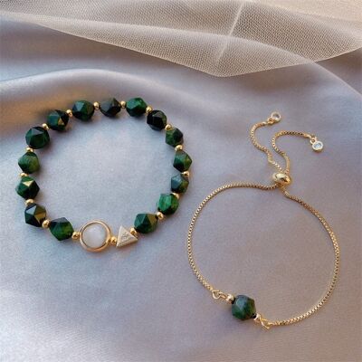 Conjunto de 2 piezas de pulsera nueva de moda para mujer