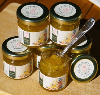 Confiture ananas vanille, petit pot de 45g 1