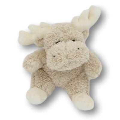 Soft toy moose Carlotta cream - soft toy - cuddly toy