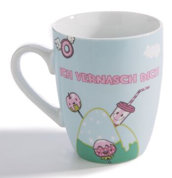 Tasse Théodore "Je te mangerai" en porcelaine 2