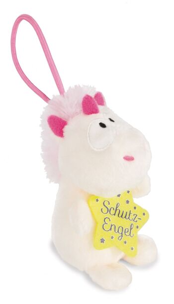 Licorne Theodor ange gardien 8cm avec boucle 2