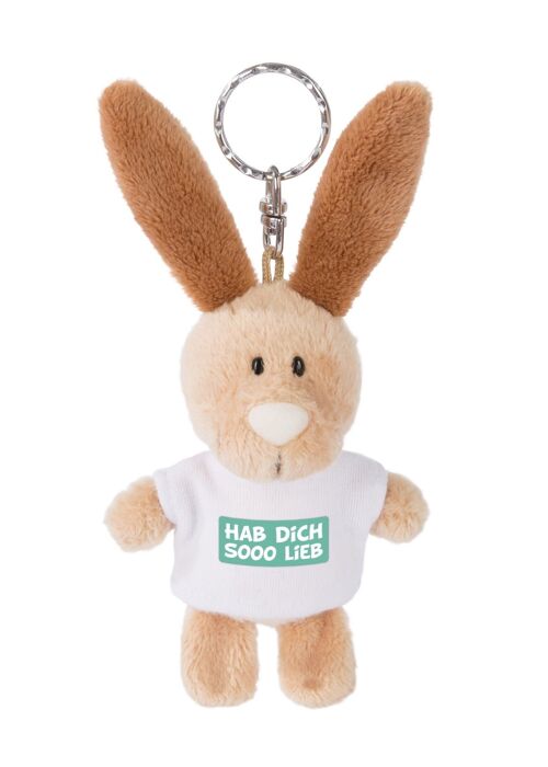 Hase Hab dich sooo lieb 10cm Schlüsselanhängerm. T-shirt