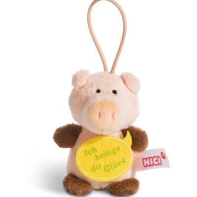 Pig I bring you luck 8cm with loop