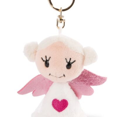 Guardian Angel 9cm key ring with heart