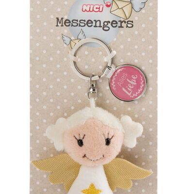 Angel with star 7cm keychain with pendant "Everything