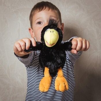 Peluche corbeau Karl peluche - doudou 2