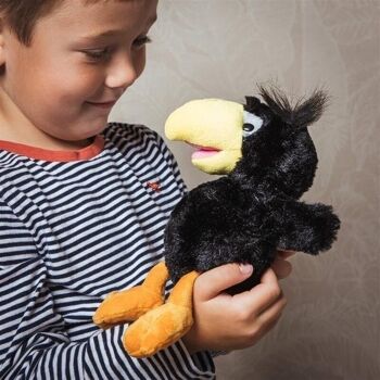 Peluche corbeau Karl peluche - doudou 6