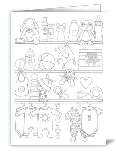 Bébé (un colorier) (SKU: 6515)