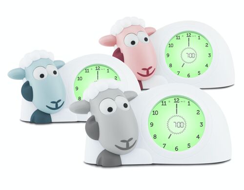 Sam the Lamb Clock - Sleep Trainer Clock & Nightlight for Kids | Light Up Alarm Clock | Helps teach your child when to wake up with visual indicators | Adjustable Brightness | Auto off