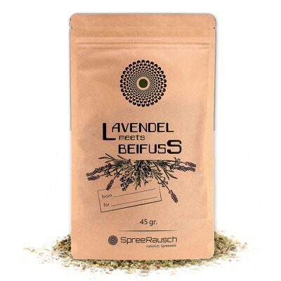 Mezcla de té de artemisa de lavanda de SpreeRauch, la mezcla de hierbas ORIGINAL para muchos usos