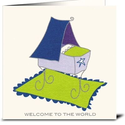 Welcome to the world (boy) (SKU: 7477)