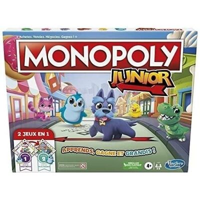 HASBRO GAMING - BOARD GAME - MONOPOLY JUNIOR - FRENCH VERSION