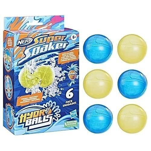 NERF SUPER SOAKER - HYDRO BALLS pack de 6 balles