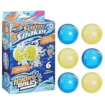 NERF SUPER SOAKER - HYDRO BALLS paquete de 6 bolas