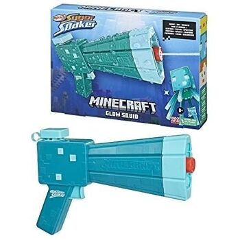 NERF SUPER SOAKER - CANON A EAU MINECRAFT GLOW SQUID 2