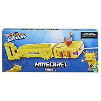 NERF SUPER SOAKER - CANON A EAU MINECRAFT AXOLOTL 3