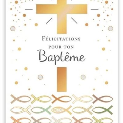 Felicitations pour ton Baptême (SKU: 3641FR)