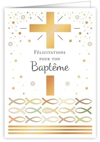 Félicitations pour ton Baptême (SKU: 3641FR)