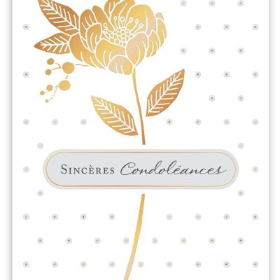 Sincéres condoléances (SKU: 1058FR)