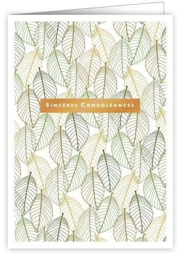 Sincéres condoléances (SKU: 1055FR)