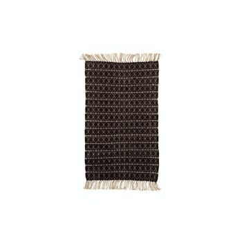 Tapis Tribal 60 x 90 noir/naturel