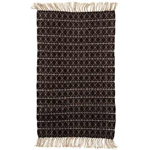 Tapis Tribal 120 x 180 noir/naturel