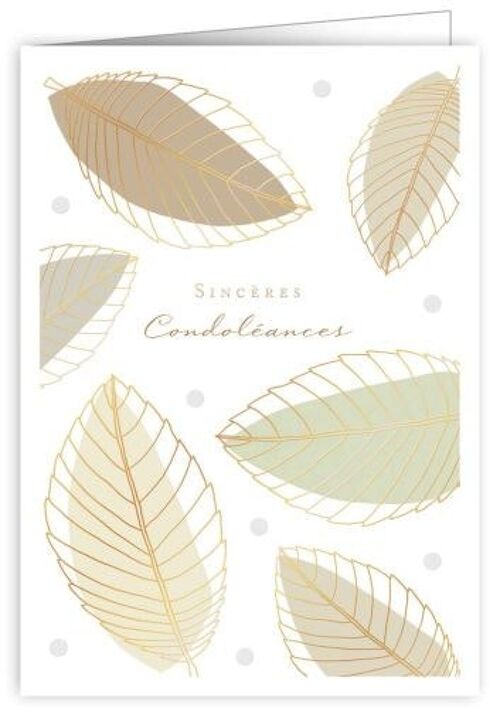 Sincéres condoléances (SKU: 1049FR)