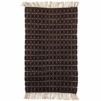 Tapis Tribal 160 x 230 noir/naturel