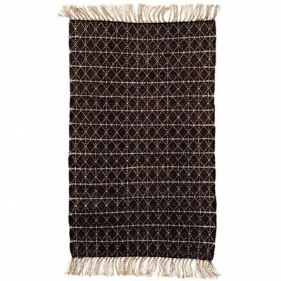 Tribal rug 160 x 230 black/natural