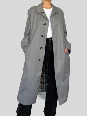 TRENCH LONG GRIS 5
