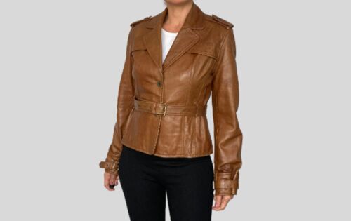 CROP LEATHER JACKET