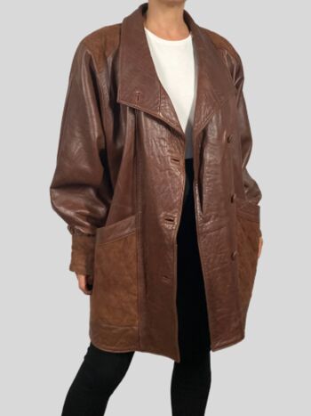 veste en cuir marron 3