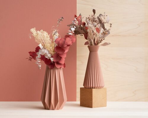 Vase Origami - Terre Cuite