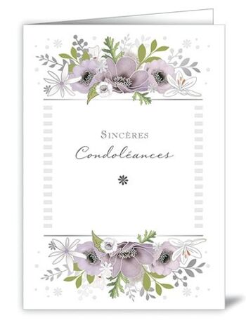 Sincères condoléances (SKU: 0989FR)